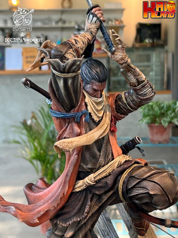 Shadows Die Twice Bard x Corgi Progkit Studio Sekiro Vs Genichiro Ashina Resin Statute 9