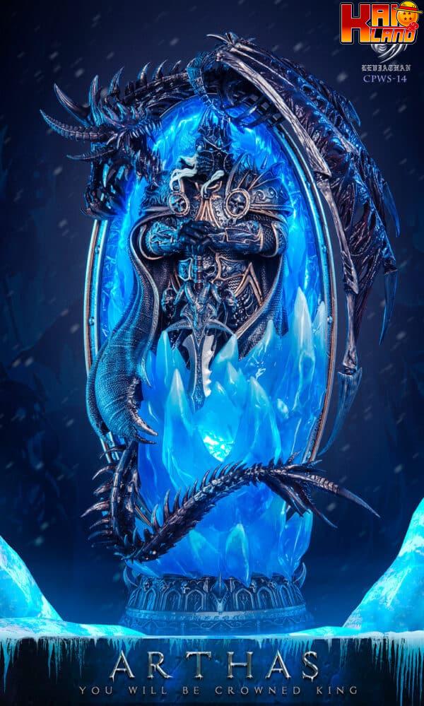 Warcraft Lich King Arthas Menethil Leviathan Studio Arthas Menethil Resin Statue 1