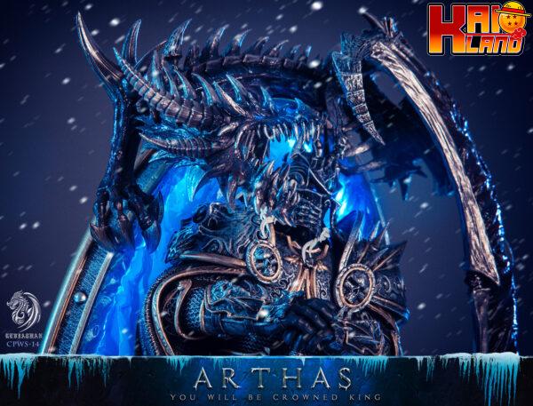 Warcraft Lich King Arthas Menethil Leviathan Studio Arthas Menethil Resin Statue 10