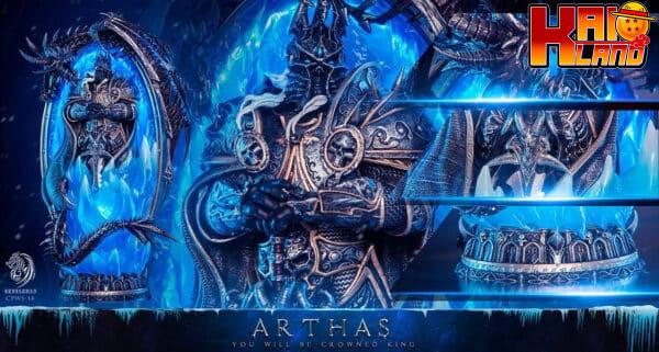 Warcraft Lich King Arthas Menethil Leviathan Studio Arthas Menethil Resin Statue 2