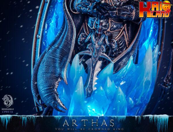 Warcraft Lich King Arthas Menethil Leviathan Studio Arthas Menethil Resin Statue 3