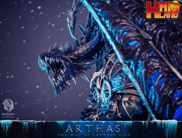 Warcraft Lich King Arthas Menethil Leviathan Studio Arthas Menethil Resin Statue 4