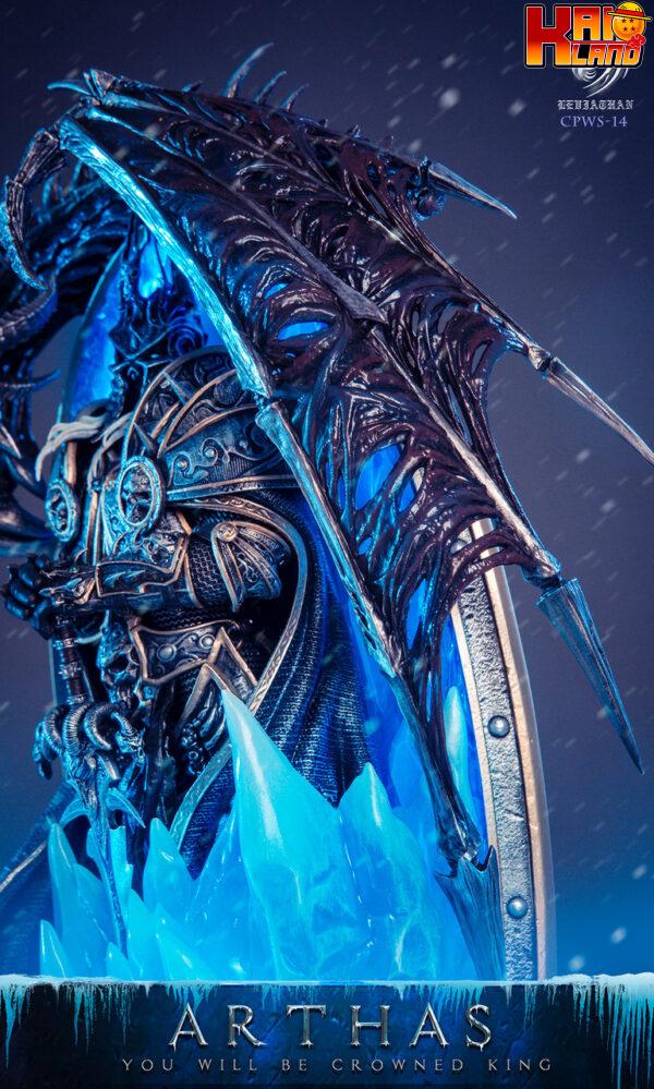 Warcraft Lich King Arthas Menethil Leviathan Studio Arthas Menethil Resin Statue 5