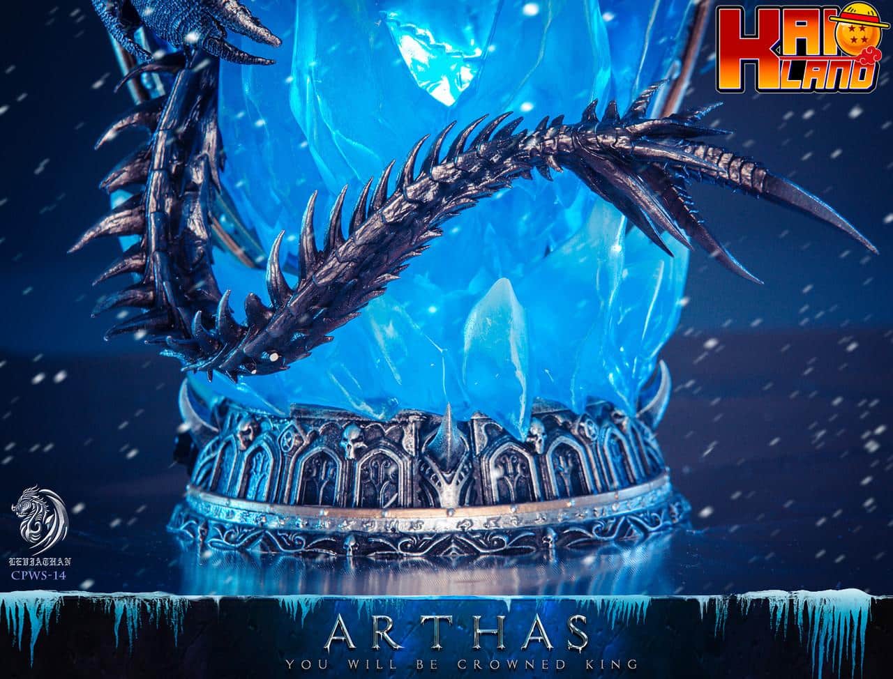 Warcraft Lich King Leviathan Studio Arthas Menethil Resin Statue - Pre