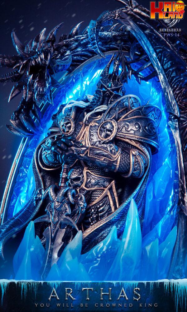 Warcraft Lich King Arthas Menethil Leviathan Studio Arthas Menethil Resin Statue 7