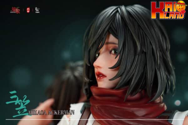 Attack on Titan Shengge studio x Chiyan studio x TOC Studio Mikasa Ackerman Resin Statue 3