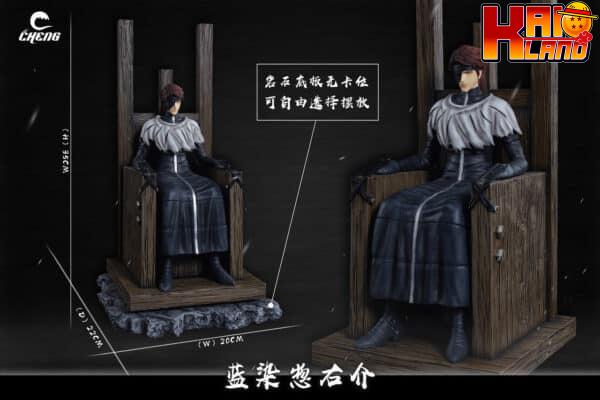 Bleach Cheng Studio Sitting Aizen Sousuke Resin Statue 4