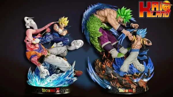 Dragon Ball KD Collectibles SS Blue Gogeta Vs Broly Resin Statue 2 scaled