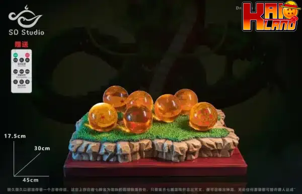 Dragon Ball SD Studio Life Size Earth 7 Dragon Balls Resin Statue 2