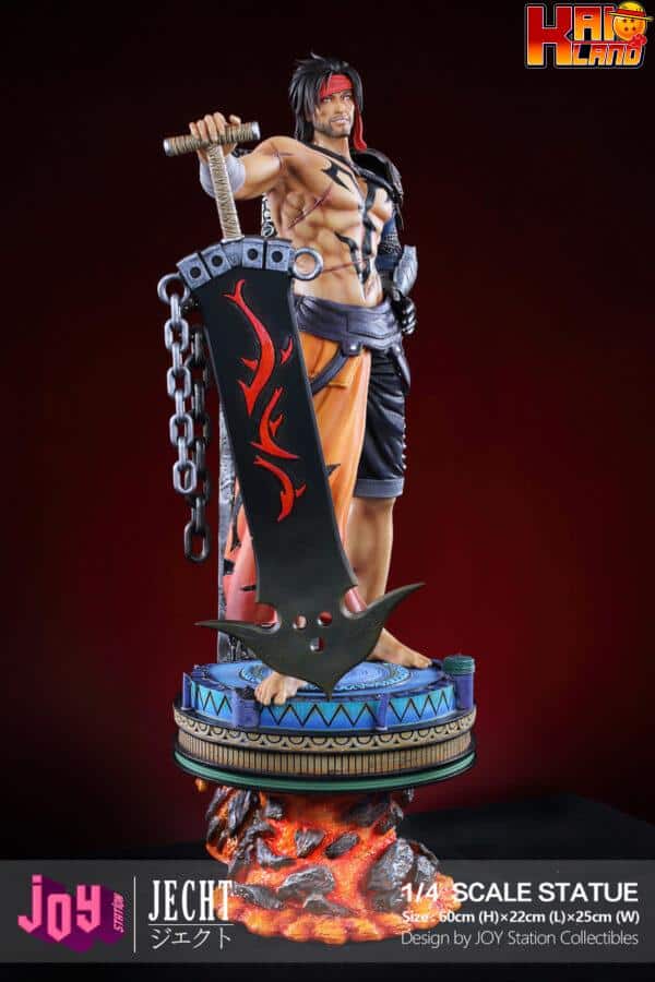 Final Fantasy X Joy station FF10 Jecht Resin Statue 4