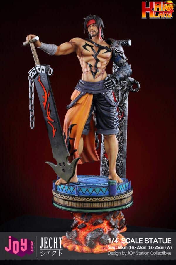 Final Fantasy X Joy station FF10 Jecht Resin Statue 5