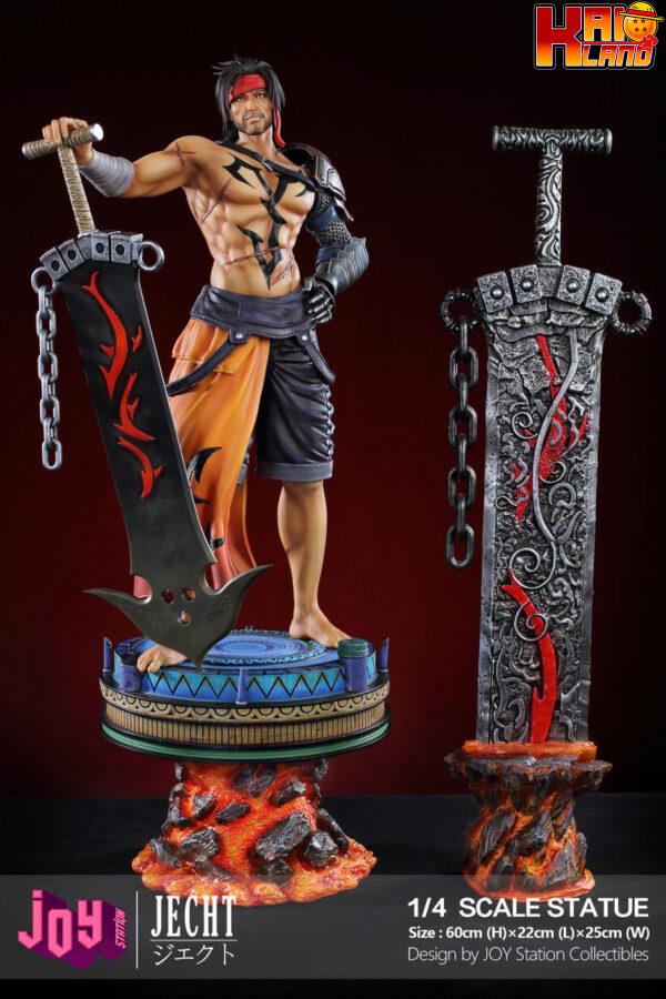 Final Fantasy X Joy station FF10 Jecht Resin Statue 7