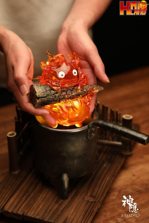 Howls Moving Castle ShenYin Studio Calcifer V3 Resin Statue 1