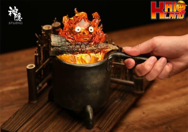 Howls Moving Castle ShenYin Studio Calcifer V3 Resin Statue 2