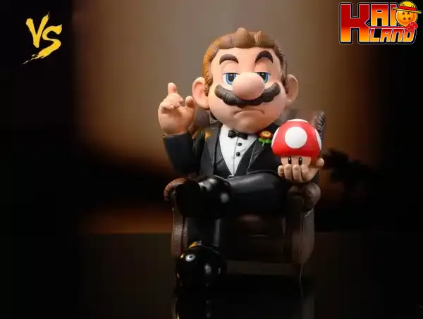 Mario Bros VS Studio Godfather Super Mario Resin Statue 1