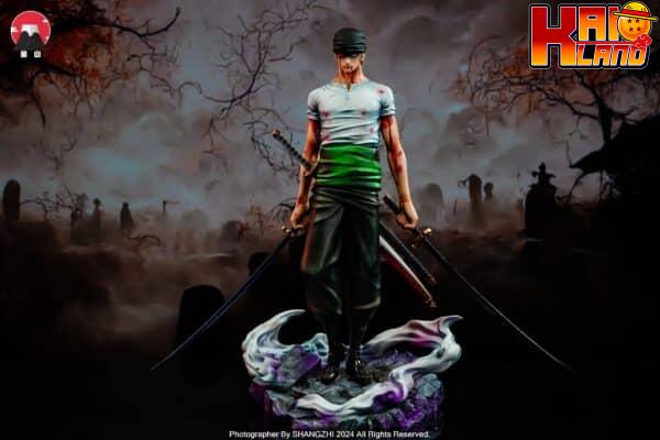 One Piece Jinshan Studio Zoro Resin Statue 2 scaled