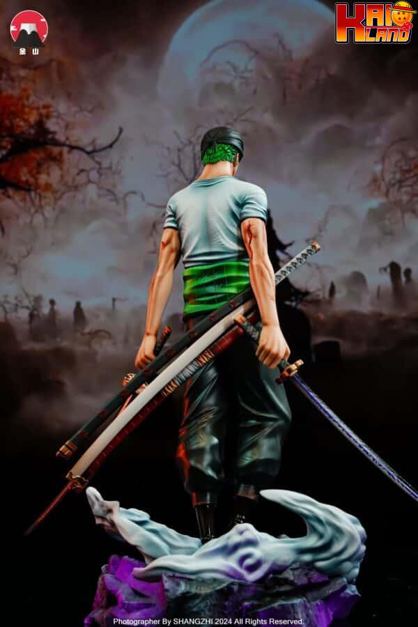 One Piece Jinshan Studio Zoro Resin Statue 3 scaled