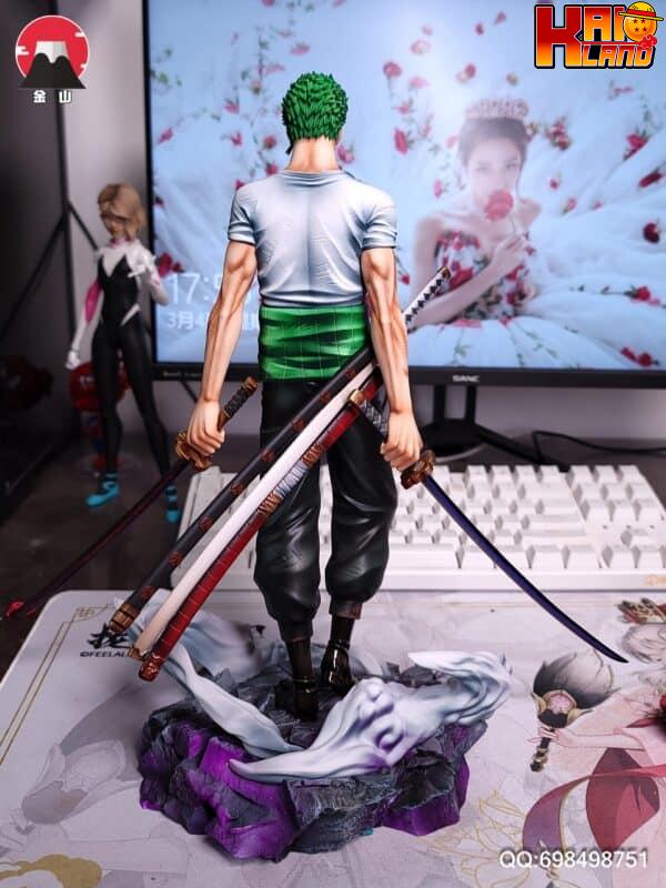 One Piece Jinshan Studio Zoro Resin Statue 5 scaled