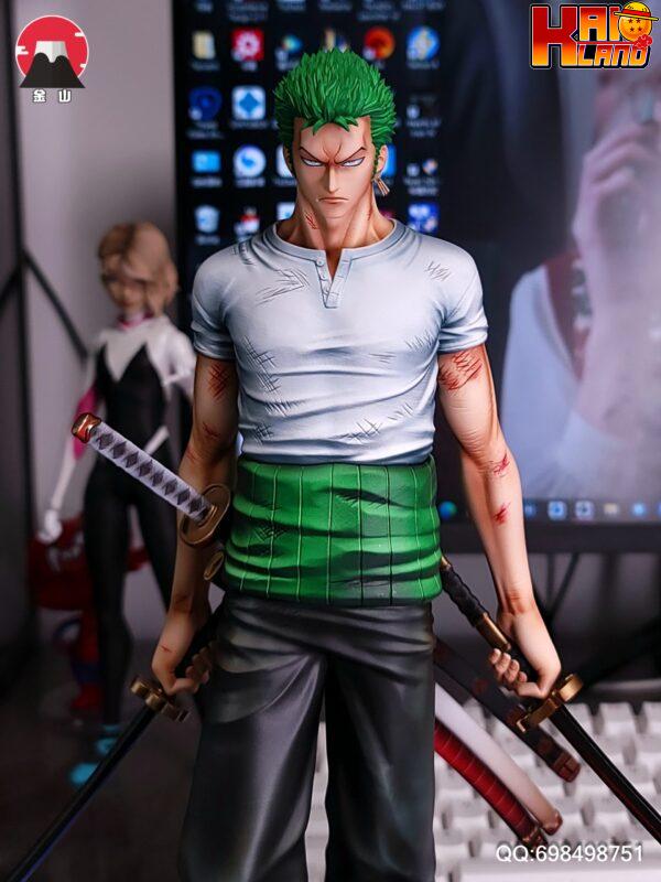 One Piece Jinshan Studio Zoro Resin Statue 7 scaled