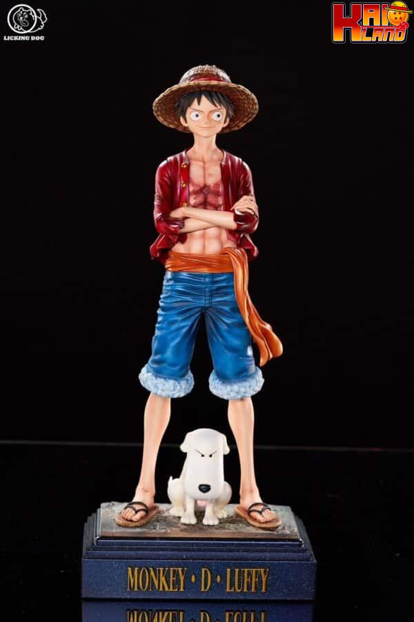 One Piece Licking Dog Studio Luffy V2 Resin Statue 1