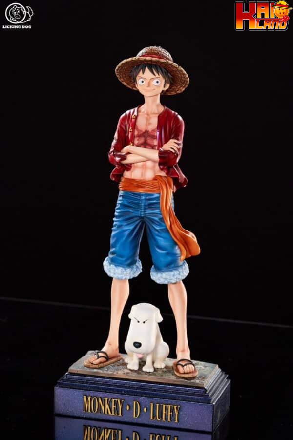 One Piece Licking Dog Studio Luffy V2 Resin Statue 2