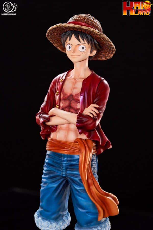 One Piece Licking Dog Studio Luffy V2 Resin Statue 4