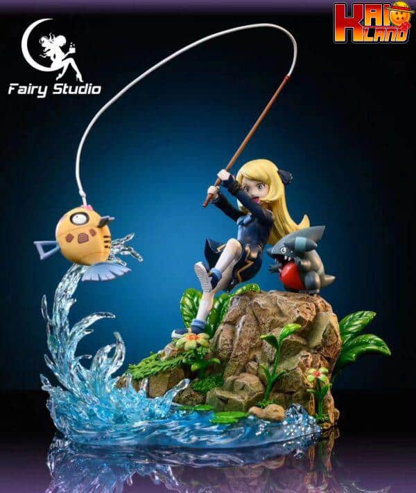 Pokemon Fairy Studio Kid Cynthia Resin Statue 1