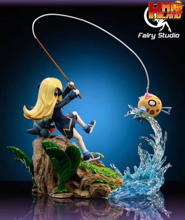 Pokemon Fairy Studio Kid Cynthia Resin Statue 2