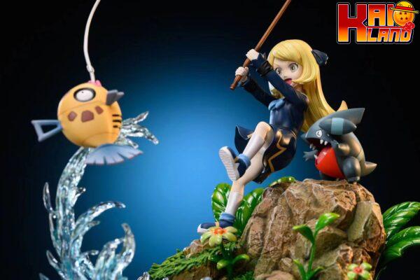 Pokemon Fairy Studio Kid Cynthia Resin Statue 3