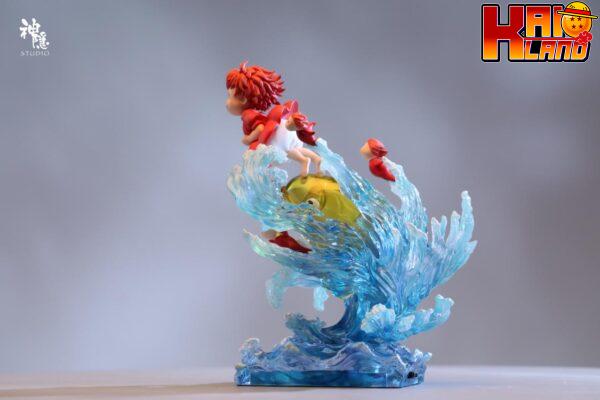 Ponyo Shen Yin Studio Ponyo Goldfish no Himejou Resin Statue 5