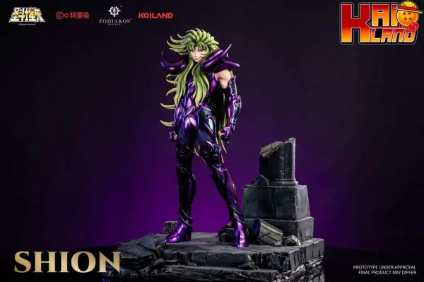 Saint Seiya Zodiakos Studio Shion Licensed Resin Statue 1