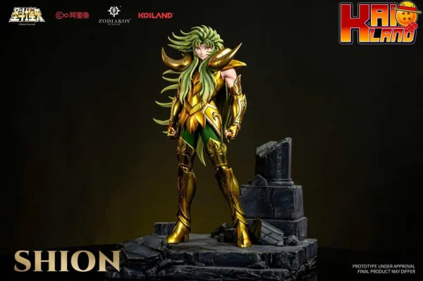 Saint Seiya Zodiakos Studio Shion Licensed Resin Statue 3