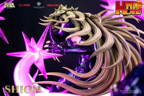 Saint Seiya Zodiakos Studio Shion Licensed Resin Statue 6