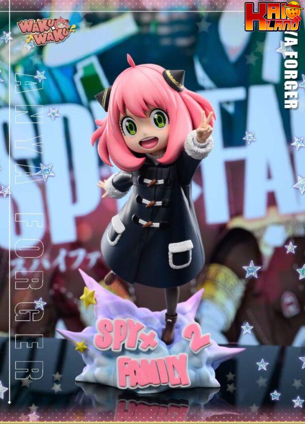 Spy ×Family Waku Waku Studio Peace Sign Anya Resin Statue 1