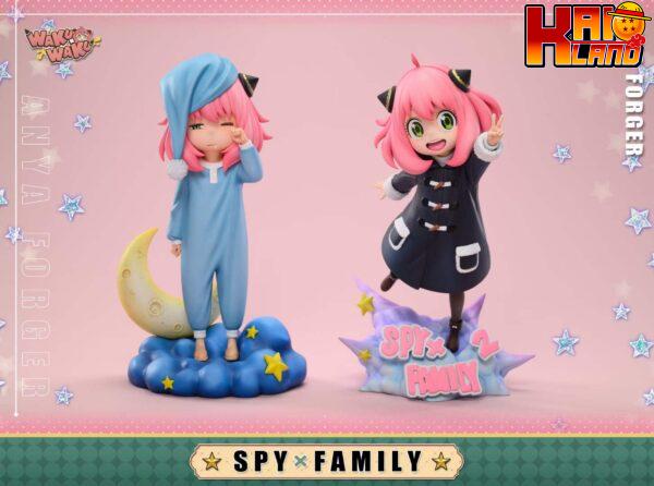 Spy ×Family Waku Waku Studio Peace Sign Anya Resin Statue 7