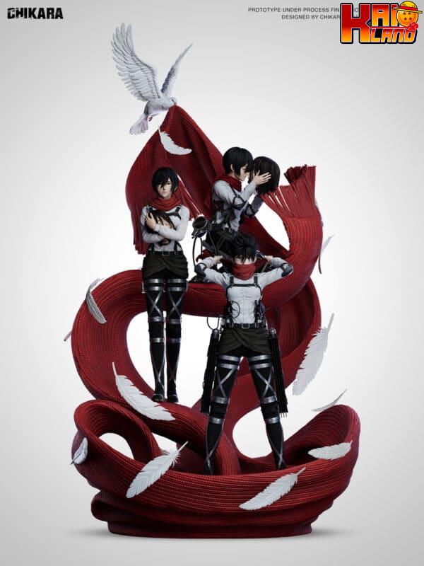 Attack on Titan Chikara Studio Mikasa Ackerman Resin Statue 1