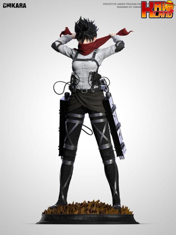 Attack on Titan Chikara Studio Mikasa Ackerman Resin Statue 5