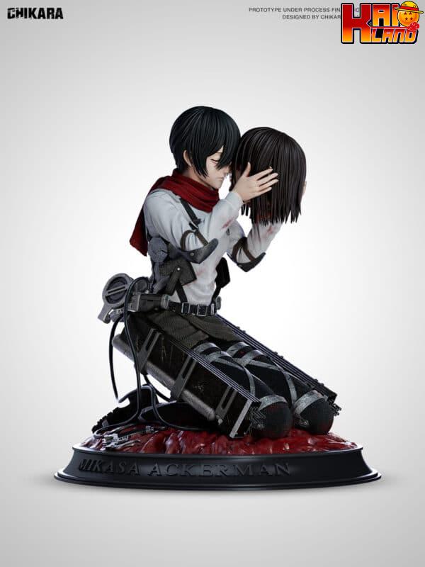 Attack on Titan Chikara Studio Mikasa Ackerman Resin Statue 7