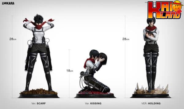 Attack on Titan Chikara Studio Mikasa Ackerman Resin Statue 9