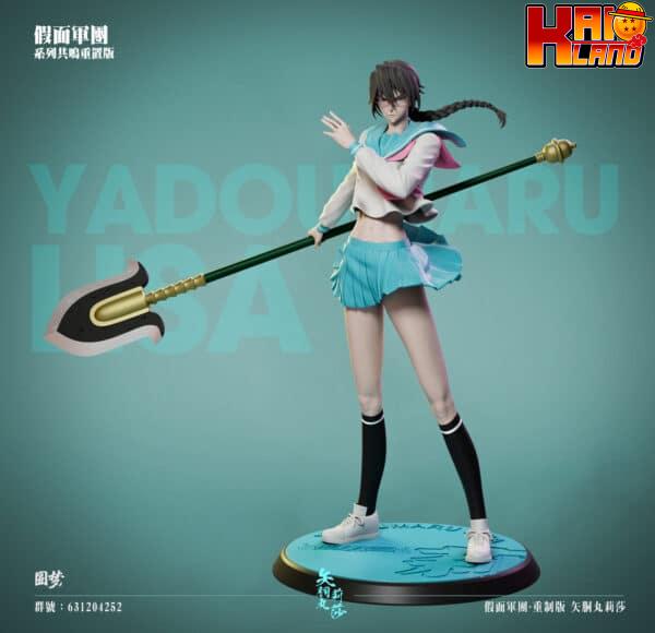 Bleach YuanMeng Studio Yadoumaru Lisa x Shinji Hirako Resin Statue 3