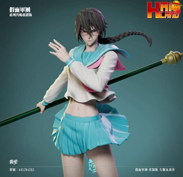 Bleach YuanMeng Studio Yadoumaru Lisa x Shinji Hirako Resin Statue 6