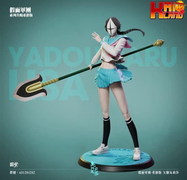 Bleach YuanMeng Studio Yadoumaru Lisa x Shinji Hirako Resin Statue 8