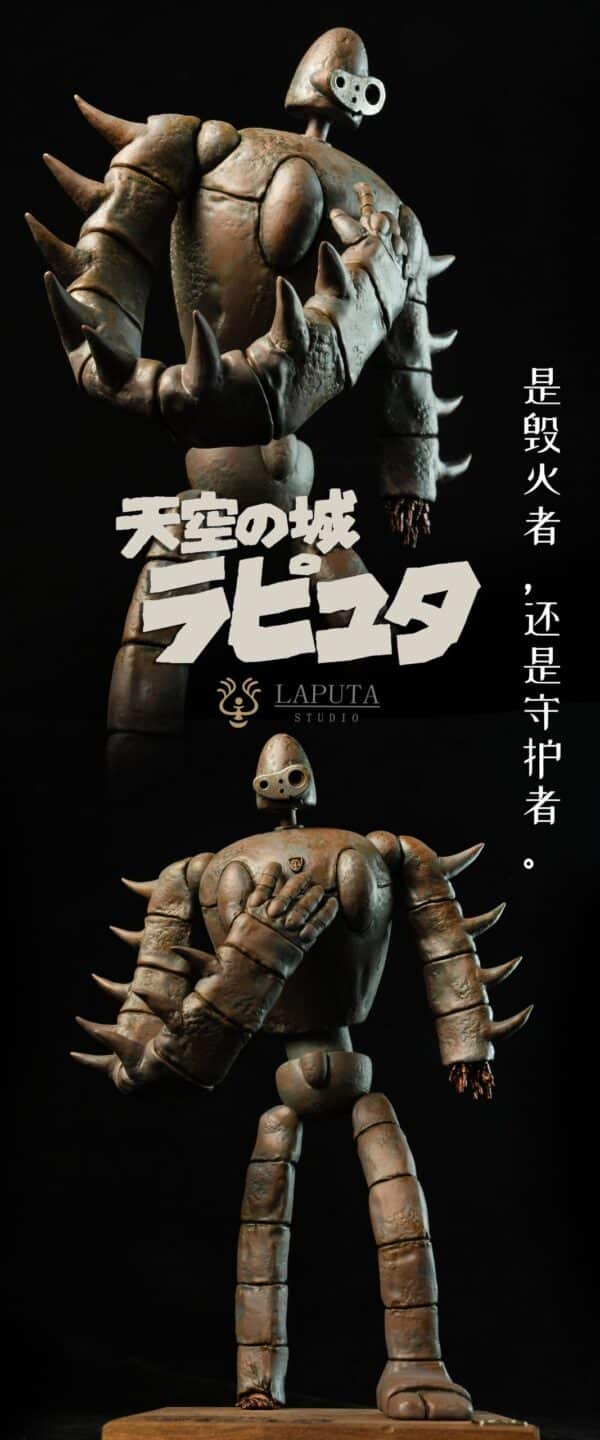 Castle in the Sky Laputa Studio Robot Soldier Resin Statue 5 scaled