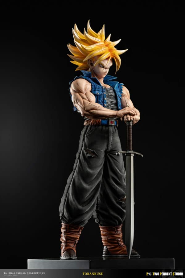 Dragon Ball 2 Studio Trunks Resin Statue 3 scaled