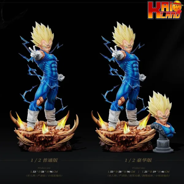 Dragon Ball Infinite Studio Majin Vegeta Resin Statue 2