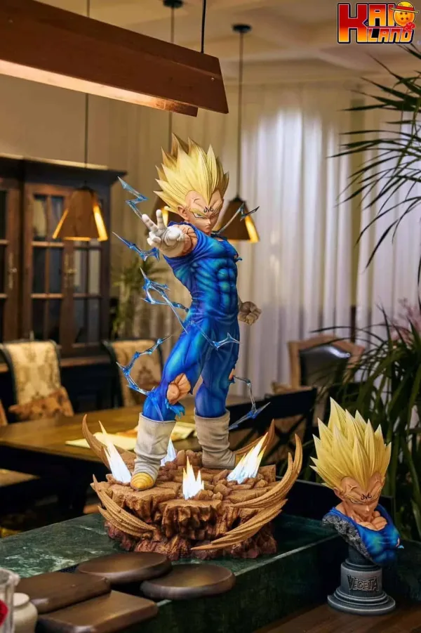 Dragon Ball Infinite Studio Majin Vegeta Resin Statue 6