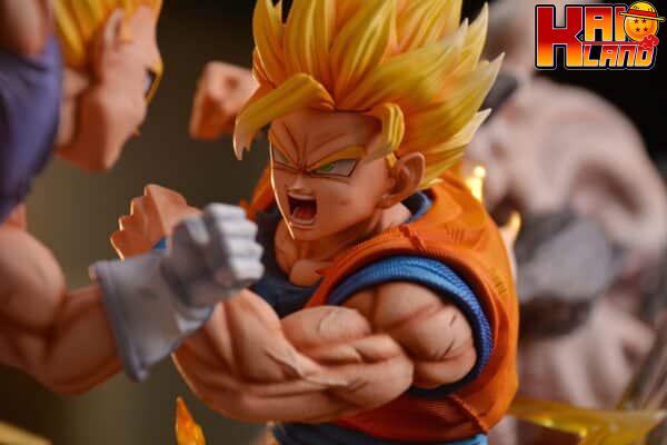 Dragon Ball WL Studio Son Goku vs Majin Vegeta Resin Statue - Image 4