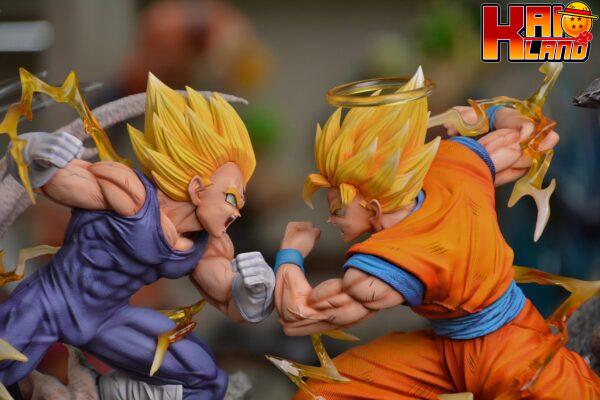 Dragon Ball WL Studio Son Goku vs Majin Vegeta Resin Statue - Image 6