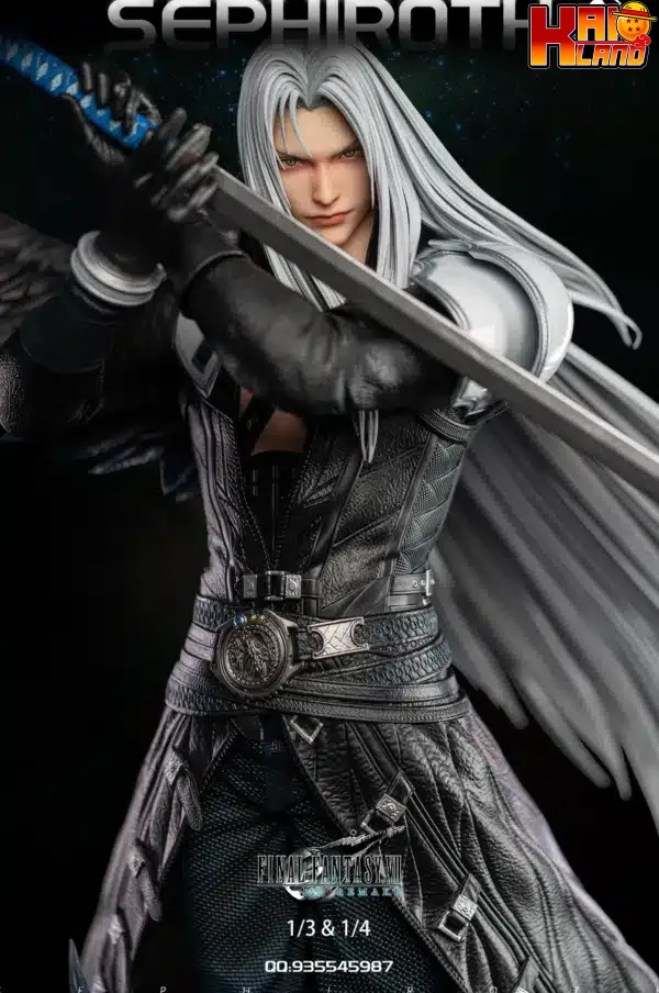 Final Fantasy VII Shinra Studio Sephiroth Resin Statue 4