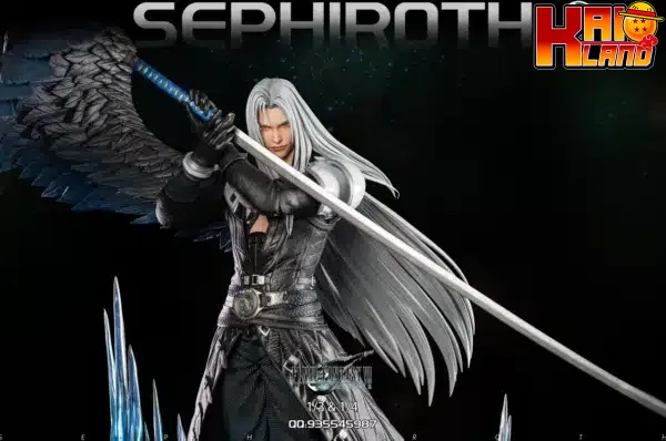 Final Fantasy VII Shinra Studio Sephiroth Resin Statue 6